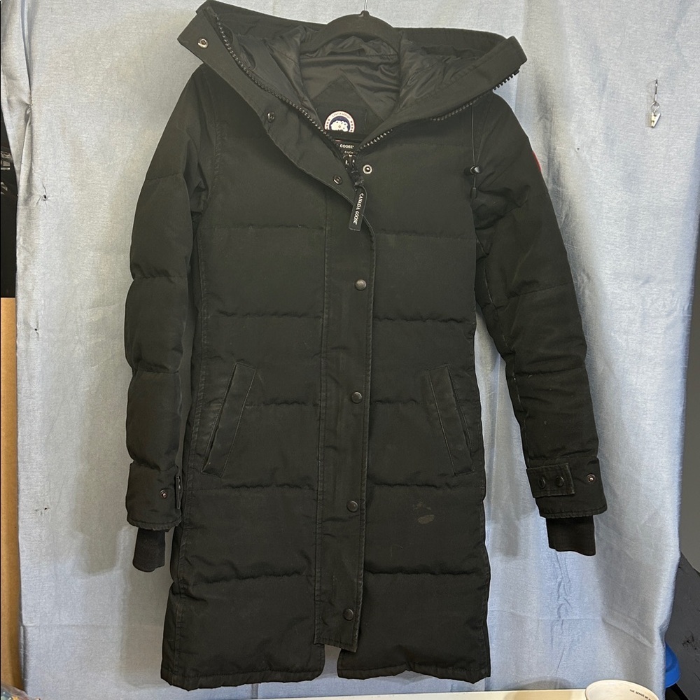 Canada Goose black SHELBURNE PARKA with hood